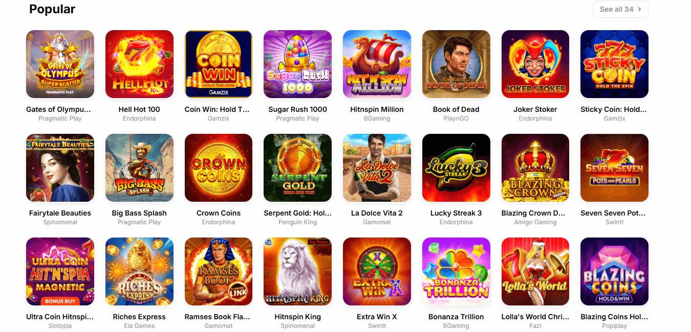 HitnSpin Slots Online